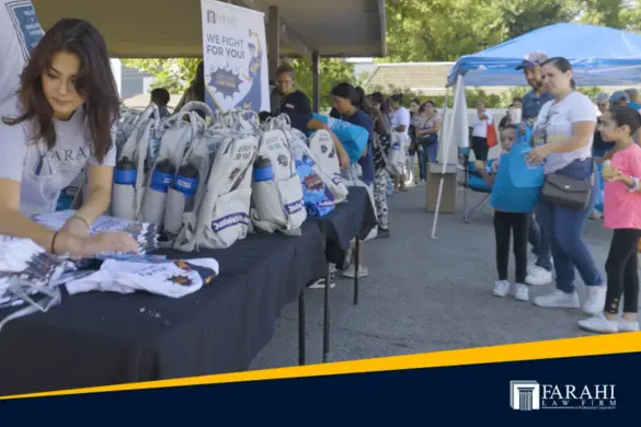 farahi law firm back-to-school event